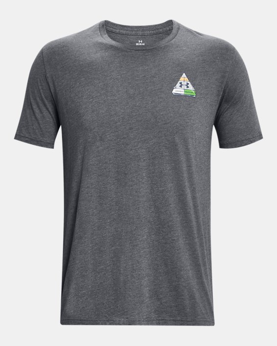 Men's UA Food Pyramid Short Sleeve in Gray image number 4